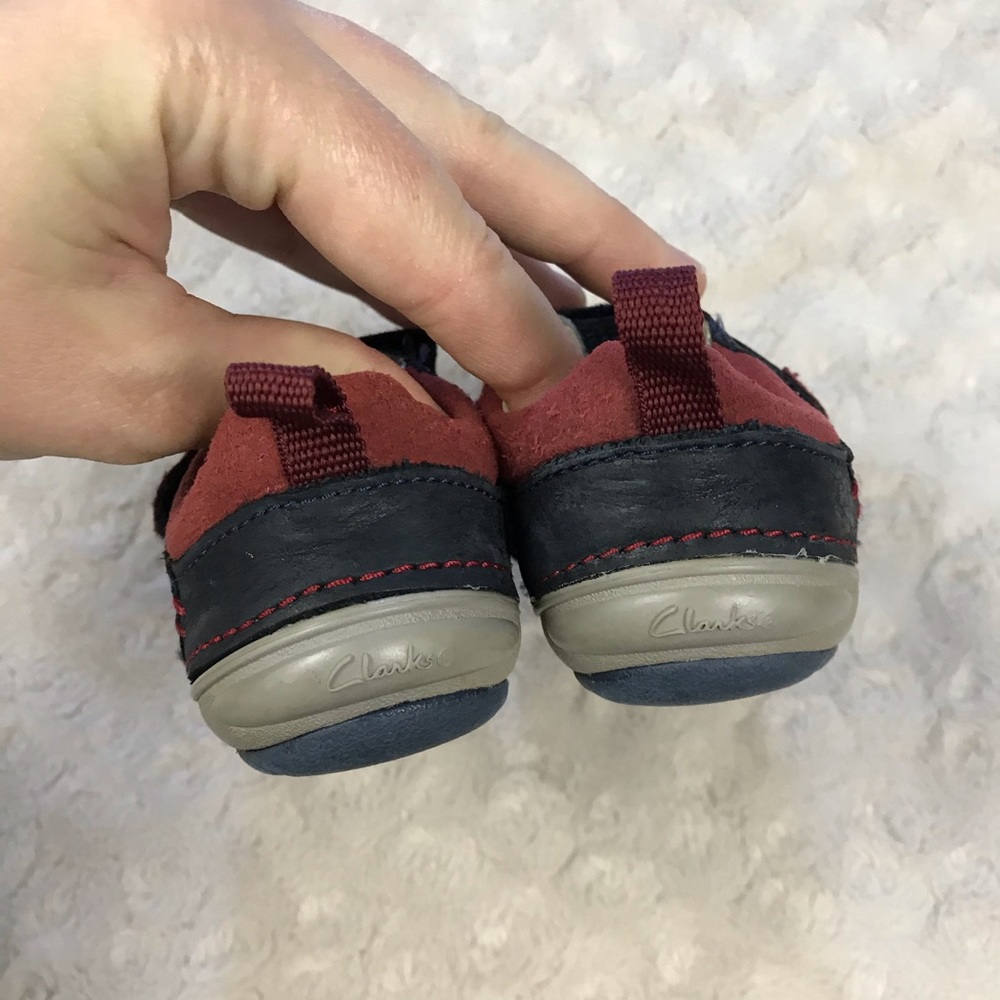Clarks Baby Boy Shoes Size 4W - Picture 6 of 8